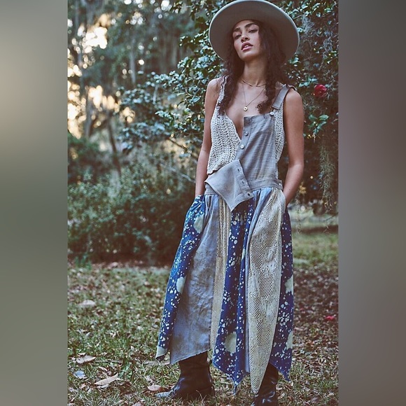 Free People Dresses & Skirts - We The Free X Free People, Love Tattered Skirtall